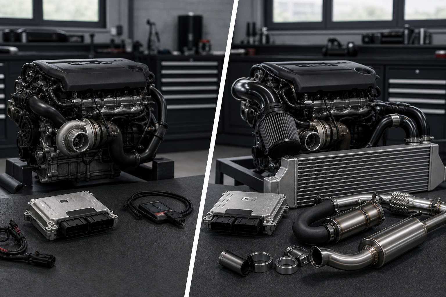 Stage 1 vs Stage 2 remap hardware comparison