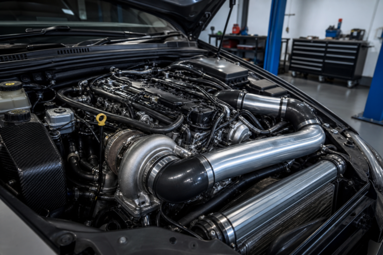 Turbocharged petrol engine components illustrating boost, fuel quality and heat management for ECU remapping